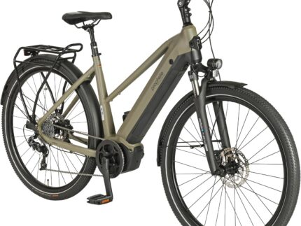 Prophete Entdecker 4.0 Trekking E-Bike 28 Zoll - 600 Wh - Integrierter Akku - Mittelmotor - 10-Gang Kettenschaltung - HDY. Scheibenbremse