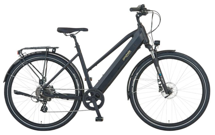 Prophete ENTDECKER 2.0 & 2.3 Trekking E-Bike 28 Zoll – 250 W Heckmotor, 360 Wh Akku, 8-Gang Kettenschaltung, LCD-Display, bis 100 km Reichweite – Verschiedene Rahmenformen & Größen