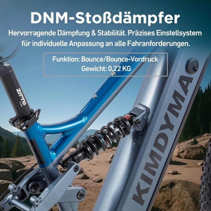 E Bike elektrofahrräder Herren Damen, Ebike 48V 20Ah(960Wh) Akku bis 140km, 27.5x2.8 Zoll Electric Bike 9-Gang Getriebe mit LCD-Display,Vollfederung E Fahrrad 250W Motor 80 N.m, KO1