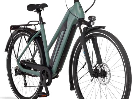 Fischer E-Bike Trekking VIATOR 2.1 Active, Elektrofahrrad für Damen und Herren, RH 45, 459Wh, Heckmotor 50Nm, 48V